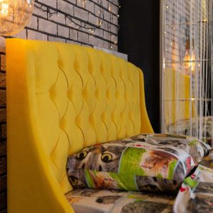 Modern Yellow Headboard in Abu Dhabi