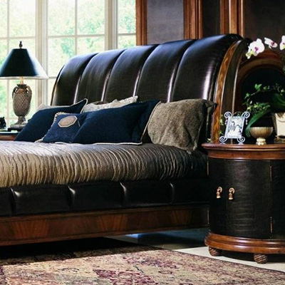 Stylish leather headboard UAE
