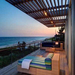 Wooden House balcony
