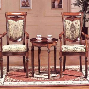 Wooden Upholstered Chair Dubai