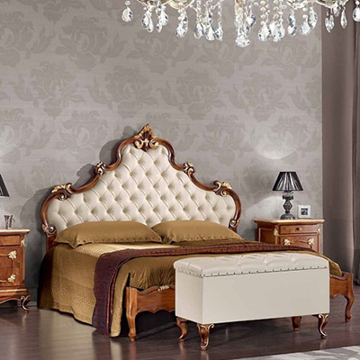 Modern leather headboard